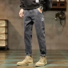 Spring 2023 new stretch loose straight-leg jeans for men, summer thin, casual and versatile Harlen pants Application Scenario